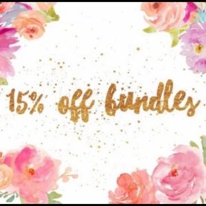15%off on 3 items in bundle